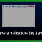 Java Game Programming Part 1 The Window