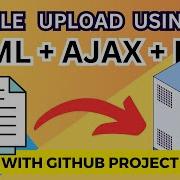 Upload File In PHP Using AJAX With Github Project