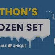 Python Frozen Set Data Structure Tutorial