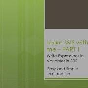 Expressions On Variables In SSIS