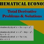 Total Derivatives Problems Solutions