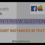 Count Instances In Text Hard StrataScratch SQL Solution Interview Problem Google