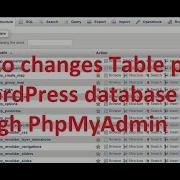 How To Changes Table Prefix Of WordPress Database Through PhpMyAdmin