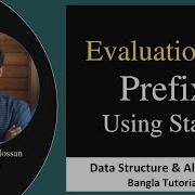 Evaluation Of Prefix Expression Using Stack Data Structure Algorithm Bangla Tutorial