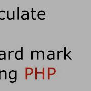 The PHP Function That Helped Me Calculate The Award Mark For My BA Degree Multidimensional Arrays