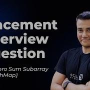 Zero Sum Subarray HashMap Data Structures GeeksforGeeks Placement Interview Question