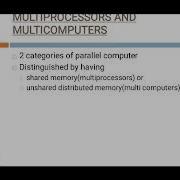 CSA MOD 1LECT 8 MULTIPROCESSOR UMA NUMA COMA