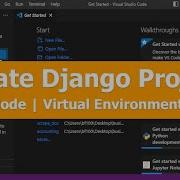 How To Create A Django Project In Visual Studio Code Virtual Environment Home Page 1