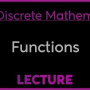 FUNCTIONS DISCRETE MATHEMATICS