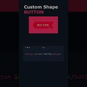Custom Shape Button CSS Only With Hover Effects Shorts Css Cssanimation