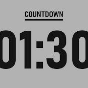 1 MINUTE 30 SECOND TIMER 90 SECONDS Countdown No Music End Beeps White Background