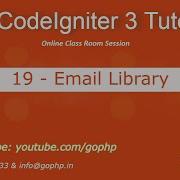 19 Email Library In CodeIgniter CodeIgniter 3 Tutorial