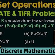 Set Operations GATE And TIFR Problem