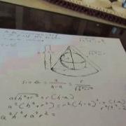 Height Of A Cone Circumscribed About A Sphere