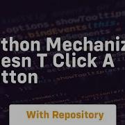 Python Mechanize Doesn T Click A Button