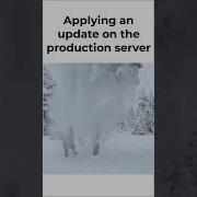 Applying An Update On The Production Server