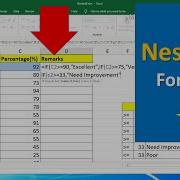 Nested If In Excel Nested If In Excel With Multiple Condition Hindi
