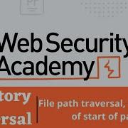 File Path Traversal Validation Of Start Of Path Web Security Academy Audio