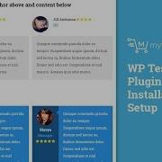 WP Testimonials Plugin Installation Setup