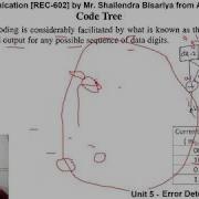 DC Unit5 L7 Convolutional Codes Encoder Code Tree Trellis Diagram By Mr Shailendra Bisariya