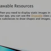 EC312 Object Oriented Programming Module 6 Drawable Resources Asst Prof Deepthi Thomas