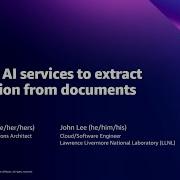 AWS Summit DC 2022 Use AWS AI Services To Extract Information From Documents