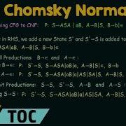 Conversion Of CFG To Chomsky Normal Form