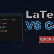 LaTeX в VSCode 2026 Полная настройка с помощью расширения LaTeX Workshop