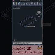 Quick Table Design In AutoCAD 3D Easy Tutorial AutoCADShorts