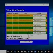 JavaFX TableView Extract TextField Values On Button Click