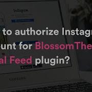 How To Authorize Instagram Account For BlossomThemes Social Feed Plugin