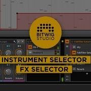 Instrument FX Selector Bitwig Studio Key Feature