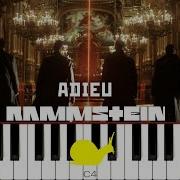 Rammstein Adieu Piano SLOW Tutorial