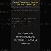 Create A Temperature Converter Using Python Celsius To Farenhite Shorts Python Pythonprojects