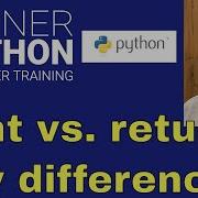 Print Vs Return In Python Functions What S The Difference