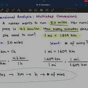 Dimensional Analysis Multistep Conversions 2