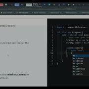 11 The Switch Statement Introduction To Java Sololearn