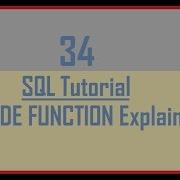 Tutorial 34 Oracle DECODE Function Explained