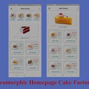 Part 02 Homescreen Cake Factory Neomorphic Design Creative Developer Ecommerce Design Flutter
