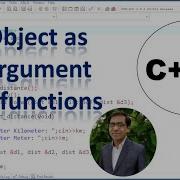 Object As Argument To Function In C