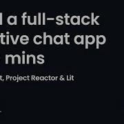 Tutorial Full Stack Spring Boot Project Reactor Lit Chat Web App