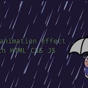 Simple Rain Animation Effect With HTML CSS JS HTML CSS JS Maboo Kool