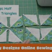 Magic 8 Half Square Triangle Quilting Tutorial Quickie
