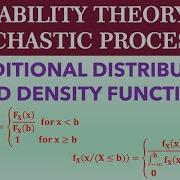 Conditional Distribution And Density Function
