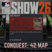 MLB The Show 26 Как пройти 42 карты в режиме Завоевание только для новичков примерно 40 минут