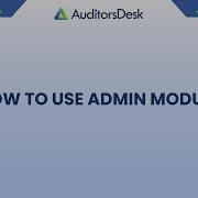 How To Use Admin Module ERM