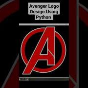 Avenger Logo Design Using Python Turtle Graphics Shorts Programming Avengers