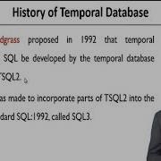 Temporal Databases CH 10
