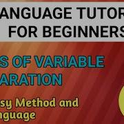 Rules For Variable Declaration Variable Declaration C Programming Language For Beginners