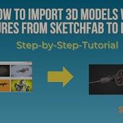 How To Import 3D Models With Textures From SketchFab To Blender Step By Step Guide